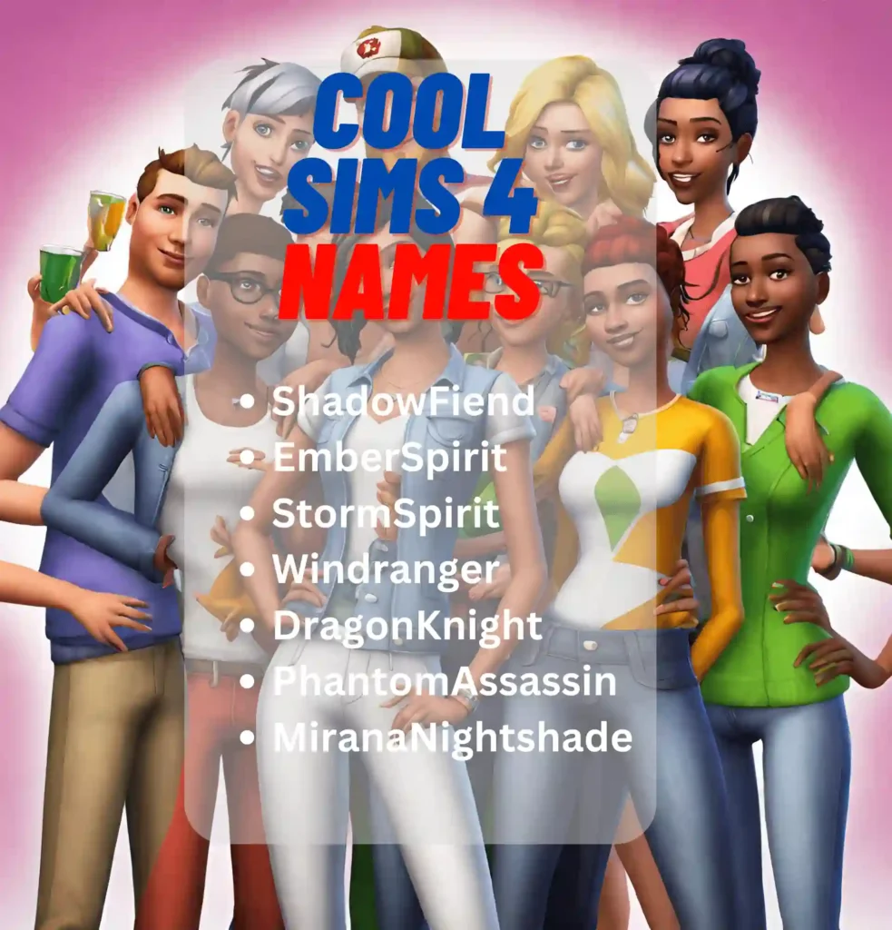 cool sims 4 names