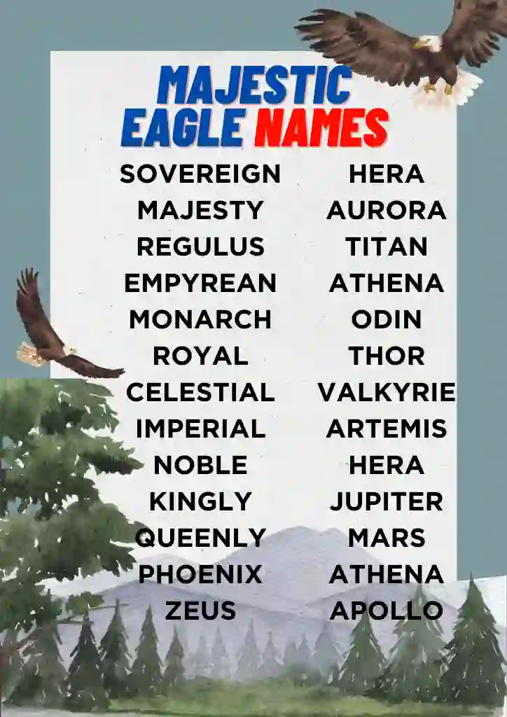 Unique And Funny Eagle Names