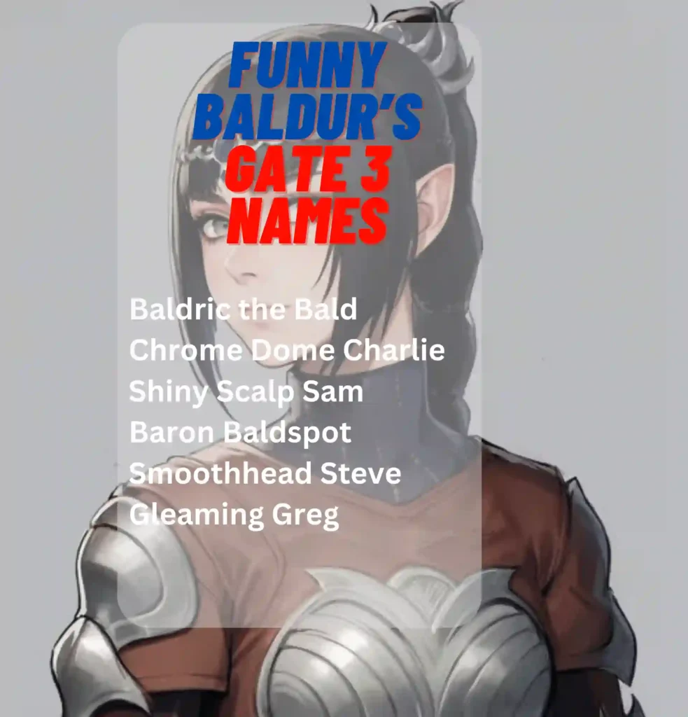 Funny Baldur’s Gate 3 Names: