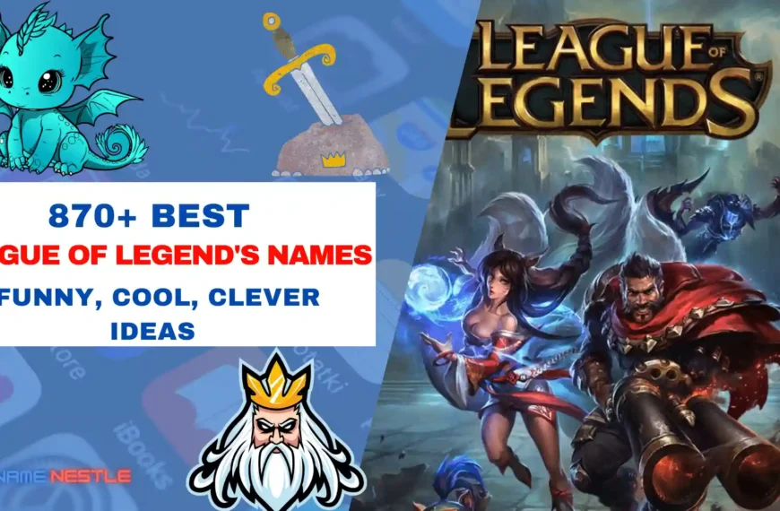 870+ Funny League of Legend's Names