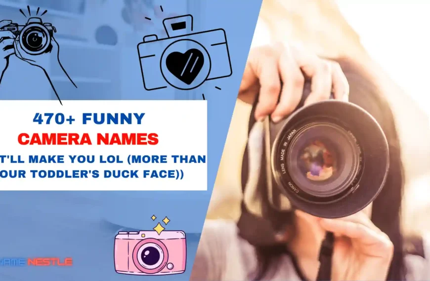 470+ Funny Camera Names