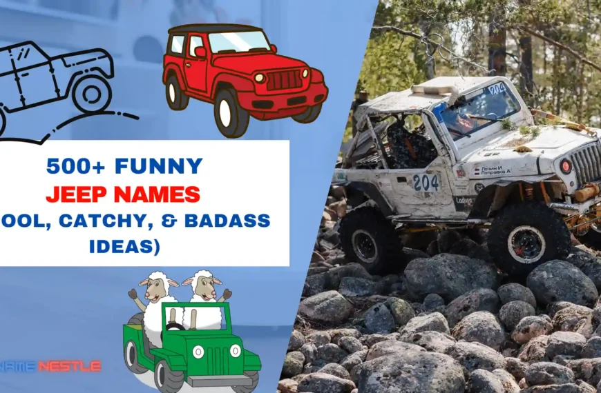 500+ Funny Jeep Names
