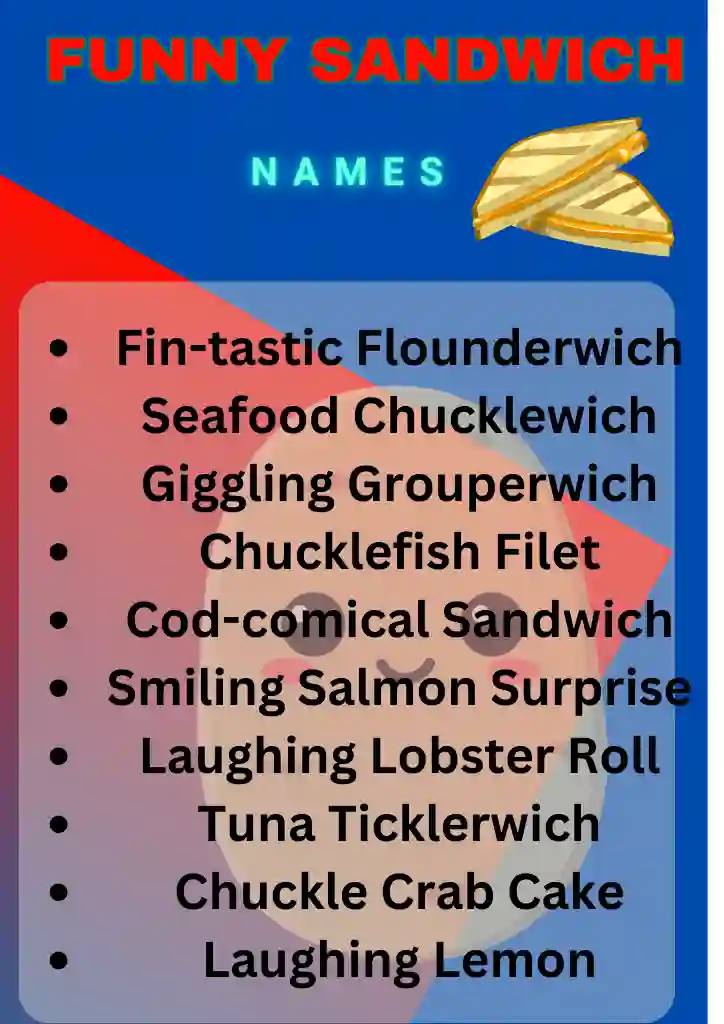 Funny Sandwich Names