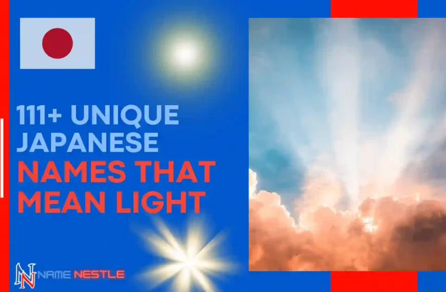 111+ Unique Japanese Names That Mean Light