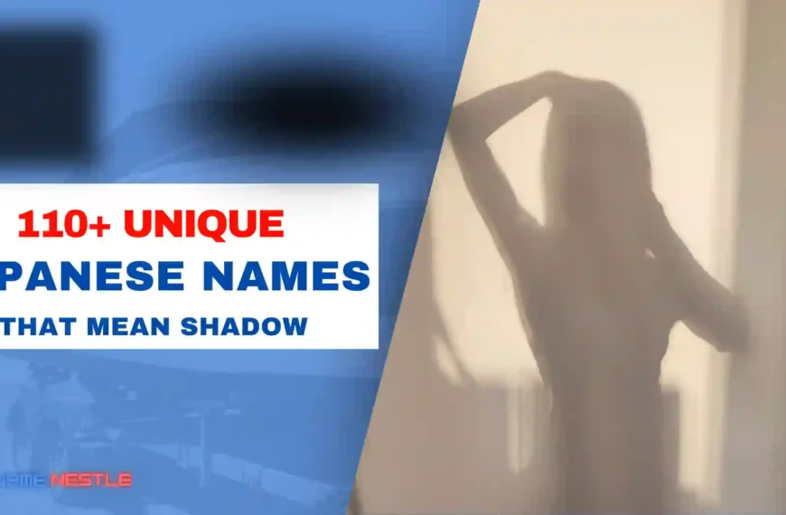 110+ Unique Japanese Names that Mean Shadow