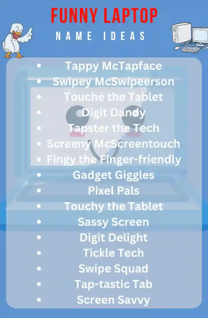 490+ Funny Laptop Names 