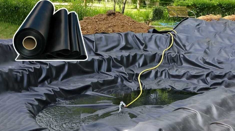 Butyl Pond Liner Installation